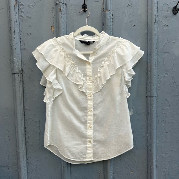 Veronica Beard Jaliyah Blouse, size M - Picture 5 of 13